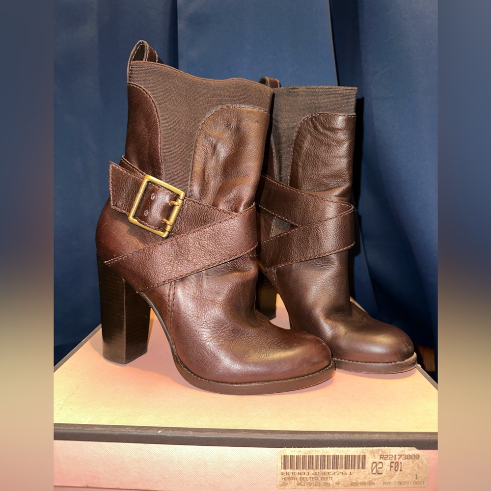 Juicy Couture Leather Heeled Boots